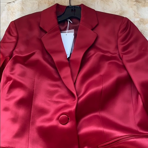 HELMUT LANG  Two-Button Satin Blazer Size 4 - Picture 9 of 15